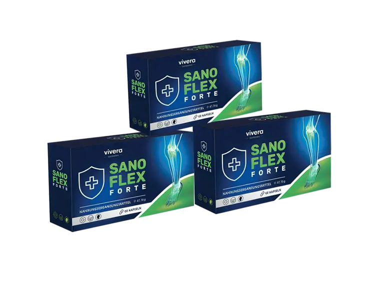 Sanoflex Forte – 3 Flaschen Nahrungsergänzungsmittel für Gelenkkomfort